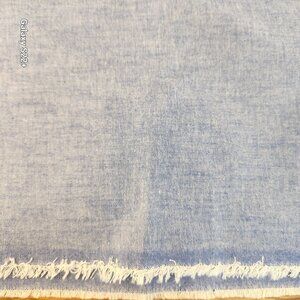 Chambray Fabric Blue Cotton Textile Material 60 inch wide by the yard Like New S